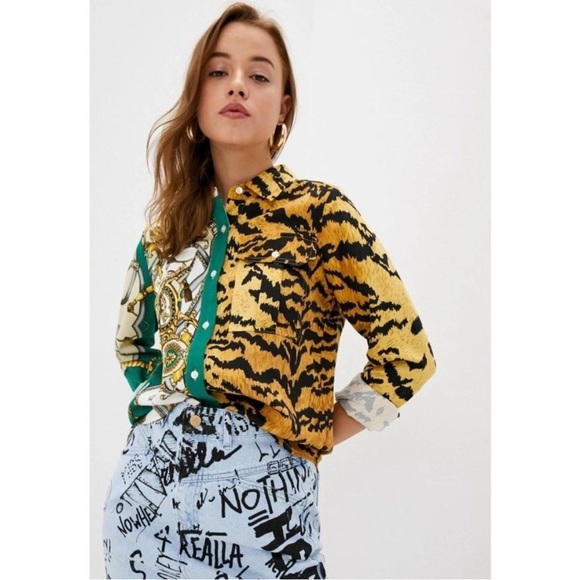 Essentiel Antwerp Trice Button Down Shirt size 6 - Picture 2 of 10